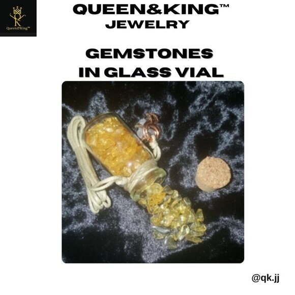 Wired Vial Necklace (Black or Tan Hemp Cord) - Picture 6 of 6